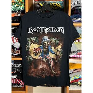 SOLD Iron Maiden Book Of Souls 2016 Tour Double Sided Band Tee
